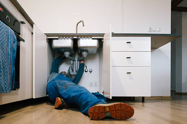 Professional Drain Cleaning technician working in Caledonia, WI